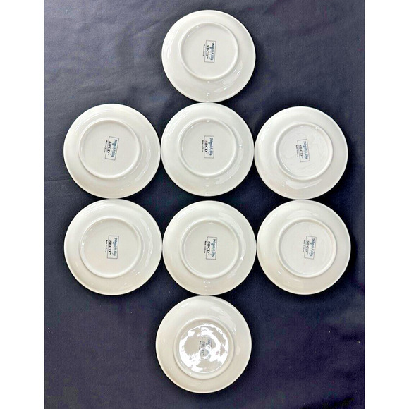Deborah K. Ellis SBCD Cabernet Sauvignon Decorative Wine Cheese Plates-SET of 8 - Picture 6 of 6